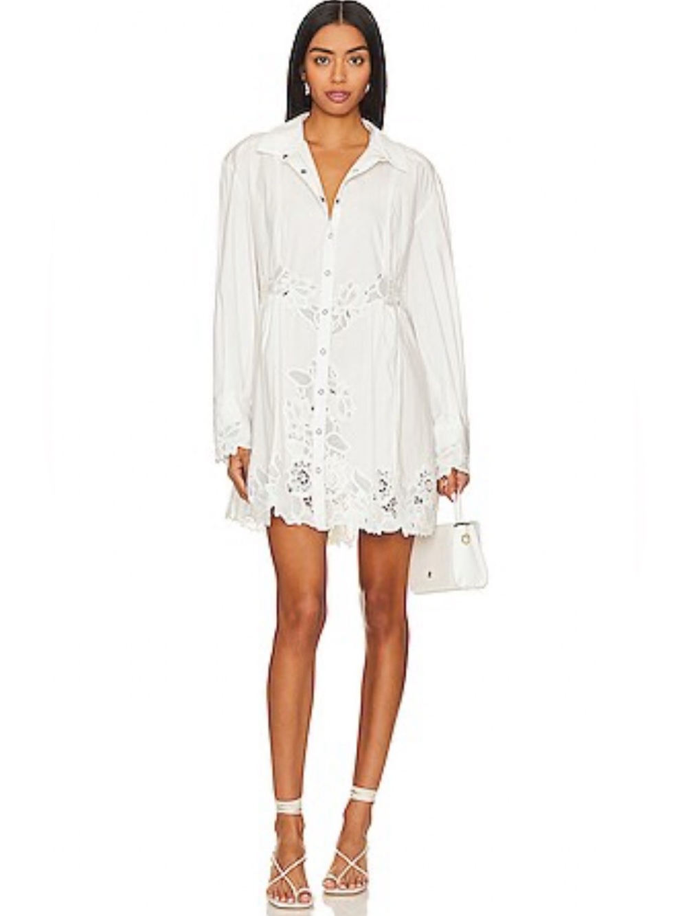 EUC FREE PEOPLE Constance Mini Dress White size Large